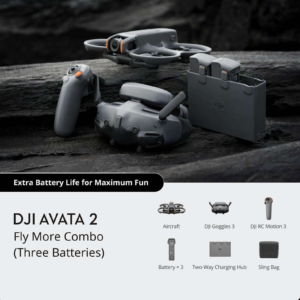 DJI Avata 2 Fly More Combo (Three Batteries) Drone Camera